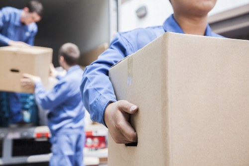 Commercial moving team planning an office relocation in Brent