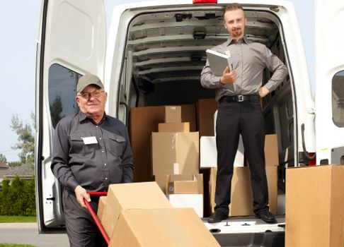 Commercial office packing and transport in Brent