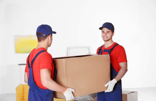Careful loading of furniture during house removals in Brent