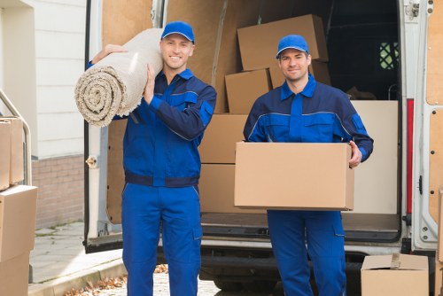 Local transfer station handling separated waste from a Brent removals job