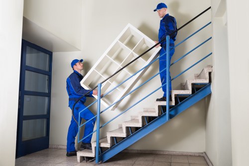 Professional packing and unpacking services in Brent with boxes and moving supplies