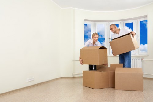 Local removals van supporting a home move in Brent