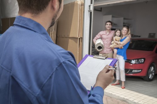 Careful packing and loading for a Brent removals project
