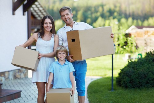 Removal van service for home moves in Brent
