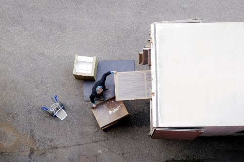 Brent office relocation service with organized workstations