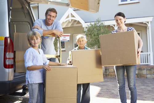 Careful loading of a grand piano for secure piano removals in Brent