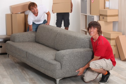 Careful loading and secure transport during Brent removals