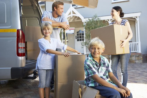 Local Brent removals preparing a home for moving day