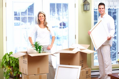 Organised household move with removal services in Brent